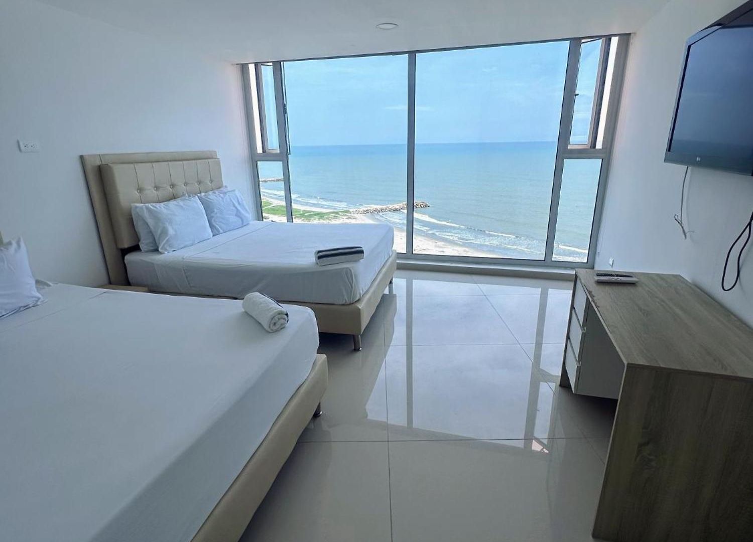 Holiday home Pent House 450 Mts 360 Front Ocean View Playa Azul Cartagena