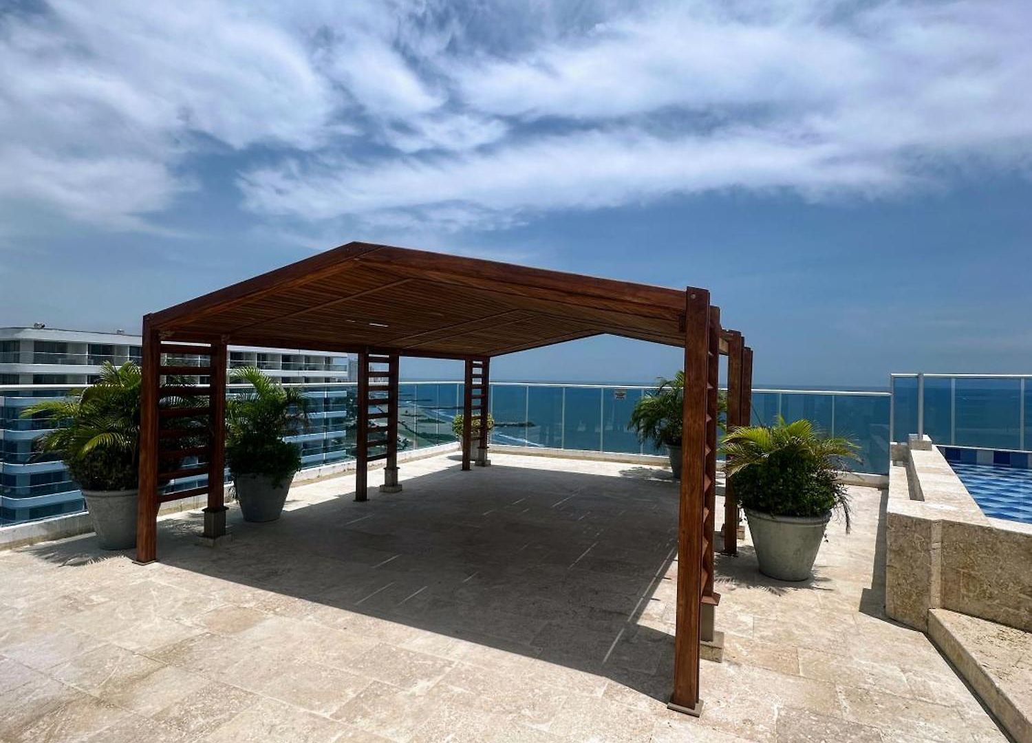 Pent House 450 Mts 360 Front Ocean View Playa Azul Holiday home Cartagena