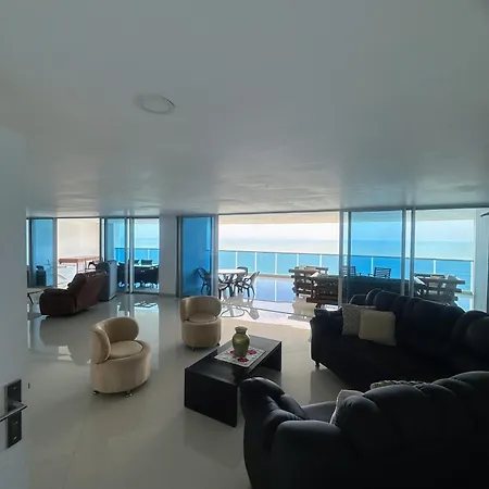 Pent House 450 Mts 360 Front Ocean View Playa Azul Cartagena